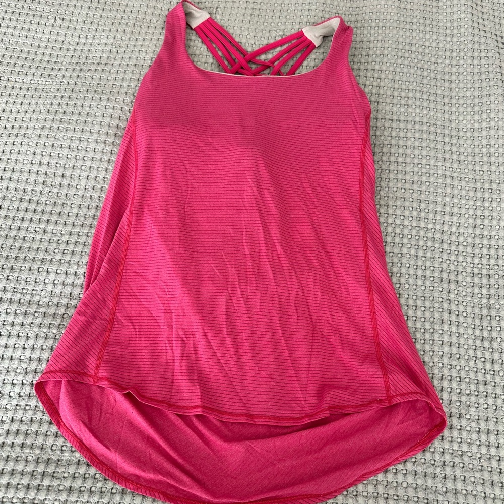 Lululemon Athletica Pink Tank Top